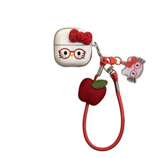 文艺可爱kt适用于华为freeclip2耳机保护壳透明freebuds7i眼镜kt轻薄软壳苹果airpodspro3代简约塞纳S6S外壳