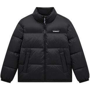 特步有暖气二代丨短款羽绒服女款冬季新款情侣保暖防风加厚外套男