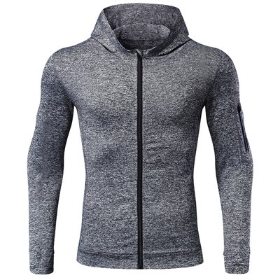 秋冬跑步健身衣加绒弹力修身外套