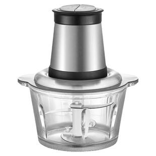 绞肉机家用电动小型多功能玻璃全自动搅拌机打碎肉馅碎菜蒜泥