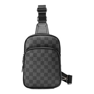 2025新款男士胸包斜挎包男款时尚单肩包休闲斜肩包挎包潮牌小背包