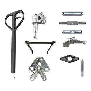 诺力手动液压叉车配件大全牛力奥津液压搬运叉车轮子地牛配件大全