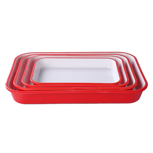 密胺餐具熟食盘仿瓷长方形卤味串串盘凉菜盘商用卤菜鸭货展示盘子