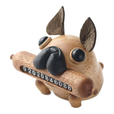 几人设计停车号码牌小众风小摆件