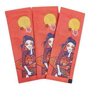 新致林定制牙线独立包装牙线棒喜庆便携酒店商用口腔塑料牙签神器