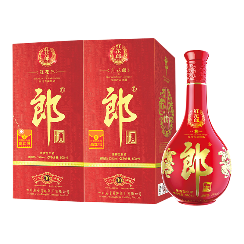郎酒红花郎十2019年产酱香型收藏