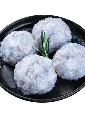 虾滑手工95%含量挤袋半成品大颗粒手打商用火锅食材配菜虾仁鲜虾