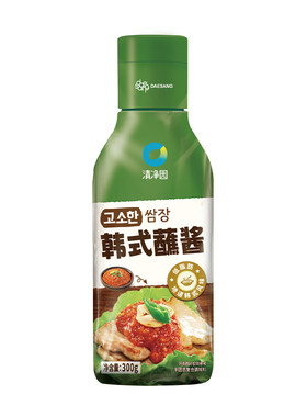 清净园韩式蘸酱300g辣椒酱拌饭拌面烤肉蔬菜蘸酱烹饪调味料甜辣酱