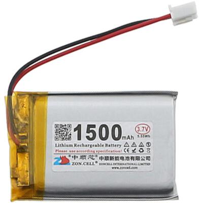 中顺芯1500mAh聚合物锂电池3.7V