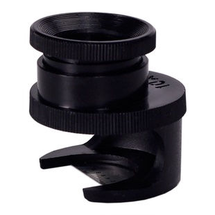 拜斯特10倍放大镜带刻度圆筒照布镜检验文玩邮币鉴定纺织品印刷品