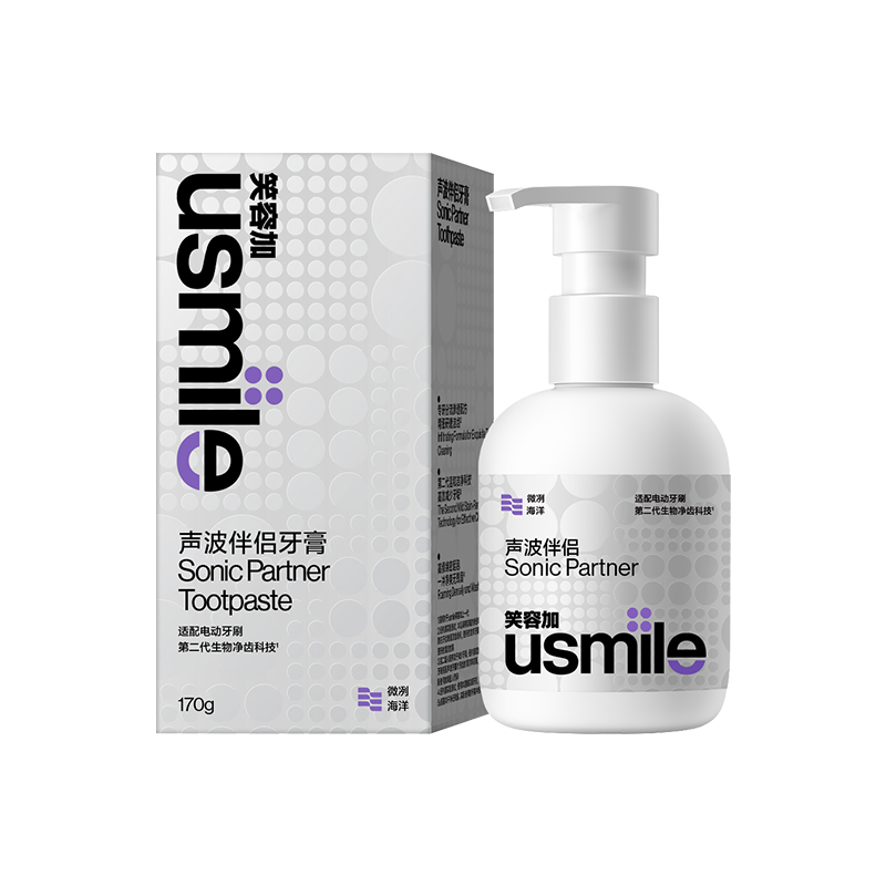 笑容加usmile牙膏成人护龈香水色修清新口气美白亮白抑菌官方旗舰实拍图 商品