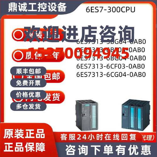 议价西门子S7-300 CPU313C-2 6ES7313-6BF/6BG/6CF/6CG04/03-0AB0