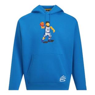 安德玛官方UA秋冬库里CURRY男子像素感篮球运动连帽卫衣6012752