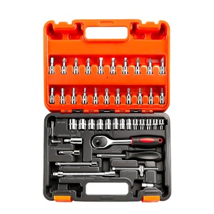 汽修工具套装汽修大全维修修理万用套筒旋转批头内六角工具箱扳手