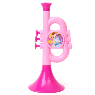 迪士尼宝宝喇叭玩具塑料竖笛子儿童玩具小号角喇叭吹奏乐器大喇叭