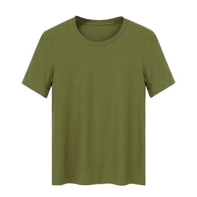 女士竹纤维亲肤舒适简约百搭短袖