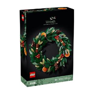 LEGO乐高圣诞花环10340Botanicals节日氛围积木