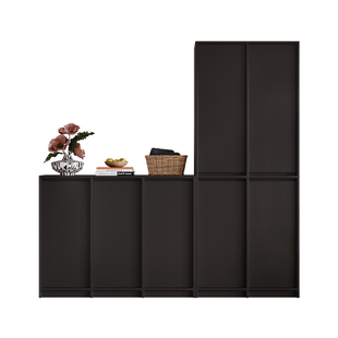 复古风鞋柜家用门口玄关柜一体靠墙进门骨骼线中古风收纳柜储物柜