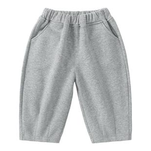 咔咔熊猫儿童裤子春春季弯刀裤宝宝卫裤女童长裤2026新款男童童装