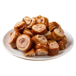 诸城正宗熏烤猪大肠开袋即食五香大肠头山东特产真空卤味肥肠熟食