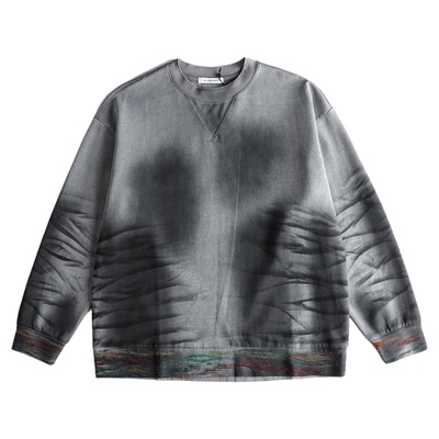 美式复古重磅卫衣男款春秋季