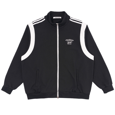 BMSR立领春秋宽松情侣棒球服男女