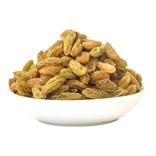 新疆绿色葡萄干500g非黑葡萄干超大级即食烘焙提干零食散装批发
