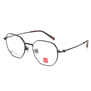 川久保玲超轻纯钛眼镜女近视复古文艺眼镜框镜架男小脸学生款8302