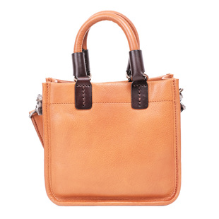 包包质感高级小众软皮手工复古真皮小方包女斜挎宽肩带小号托特包