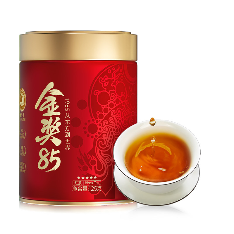 林湖茶业特级工夫红茶金奖85浓香非遗茶叶口粮茶125g
