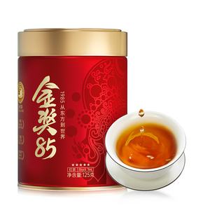 林湖茶业特级工夫红茶金奖85浓香型非遗茶叶罐装口粮茶自己喝125g