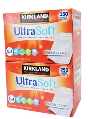 美国进口Bounce邦氏四合一柔顺纸香衣片Kirkland烘干机专用香味剂