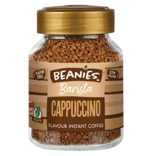 Beanies卡布奇诺速溶咖啡冷萃冻干贝尼斯进口咖啡无糖0脂黑咖啡