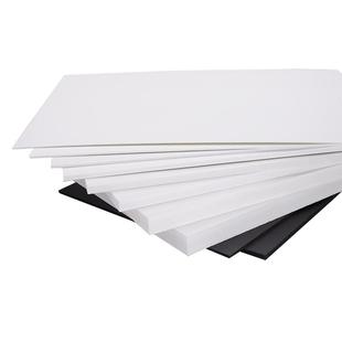 雪弗板建筑模型材料pvc高密度硬泡沫板整张硬板diy发泡板黑色定制