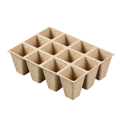 纸浆育苗杯一次性可降解育苗盘培育盆纸质营养钵育种盘种植杯批发