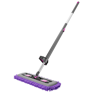 汉世刘家2026新款免手洗雪尼尔平板拖把家用一拖净干湿两用拖把桶