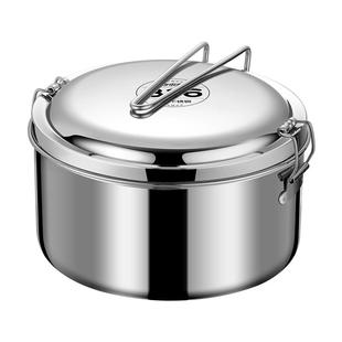 加厚中式316L不锈钢饭盒学生餐盒分隔午餐盒便当盒食堂打饭上班族