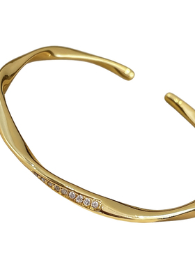 莫比乌斯手镯高级感金色手饰百搭