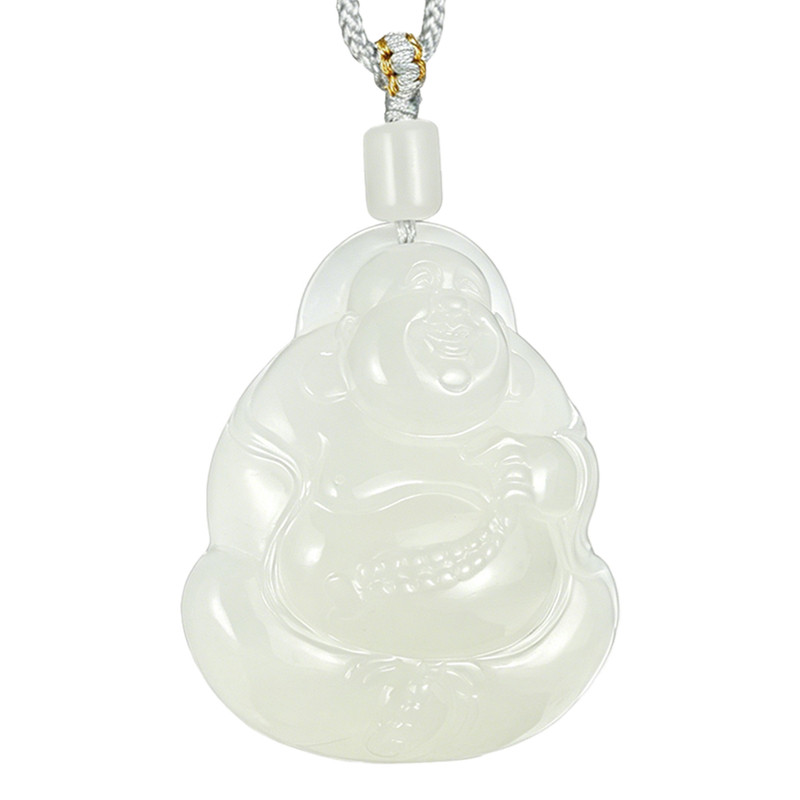 和田玉佛公吊坠女款玉坠