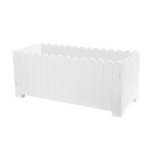 长方形花箱户外庭院种植神器塑胶防腐特大围栏阳台种植花箱可定制