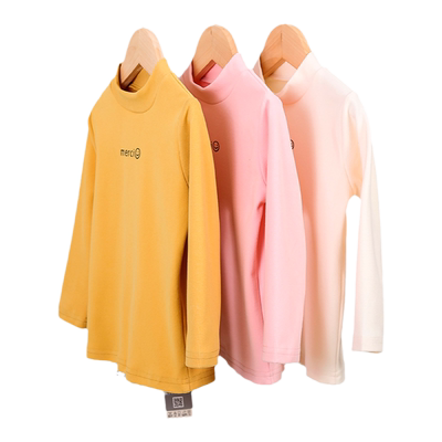 小数点中大童中高领儿童打底衣