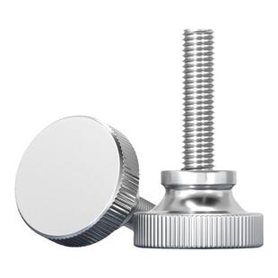 GB834 304不锈钢高头滚花螺丝钉手拧扭紧大圆头螺栓M3M4M5M6M8M10