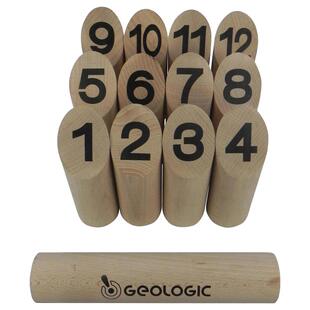 迪卡侬芬兰撞柱户外运动团建游戏露营娱乐益智玩具木柱木棋子OVTT