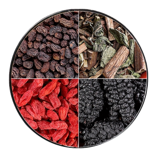 养发饮中药杭州墨旱莲女贞子桑葚枸杞子中药材正品二至丸原料茶包