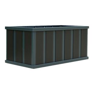 铝合金花箱户外庭院组合市政栅栏阳台长方形花盆道路景观种植花箱