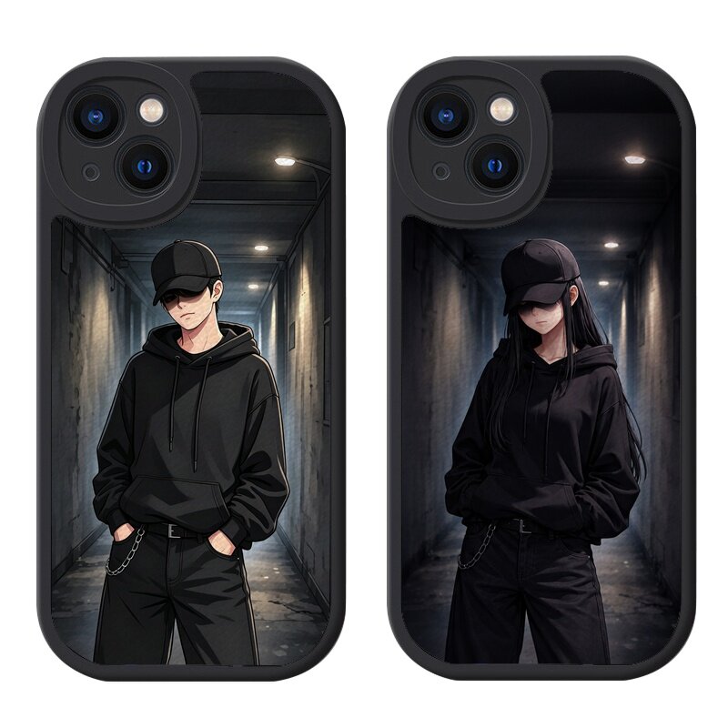 小众情侣适用于iPhone17promax玻璃手机壳苹果16promax荣耀500VIVOY500IQOO12NEO9软