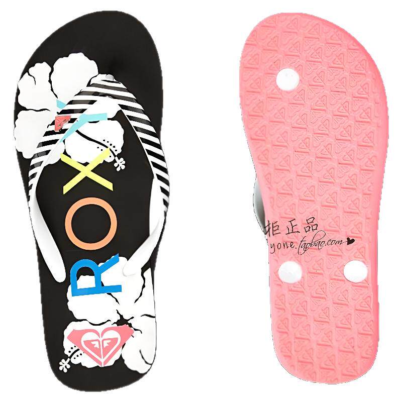 2025年ROXY新款夏季塑胶人字拖凉鞋泡沫超轻旅游女童沙滩凉拖鞋