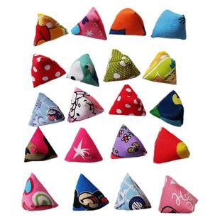 抓石子丢石子捡丢沙包80后怀旧儿童小玩具男生女生手抓三角小沙包