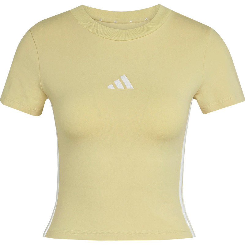 Adidas/阿迪达斯正品2025夏季款女士短款运动经典透气T恤JE1246