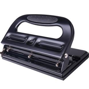 可得优打孔器a4三孔打孔机A4纸打孔机三眼可打30张30孔重型深度可调档案装订账本文件夹9635